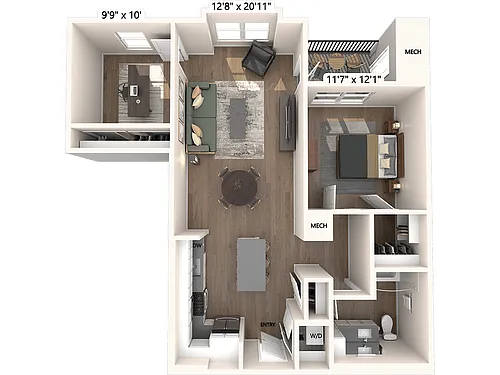 Floor plan AM19-D-Upgrade