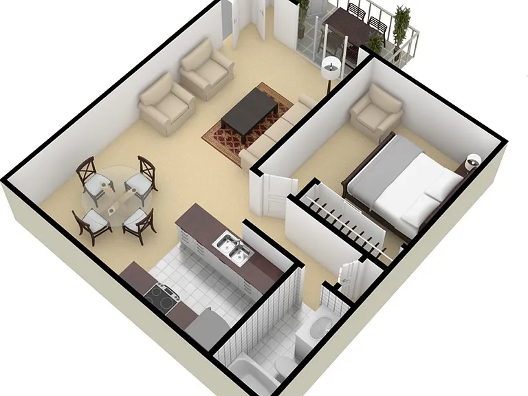 1 Bedroom 1 Bath - No Washer/Dryer. 1 Bedroom 1 Bath - No Washer/Dryer.