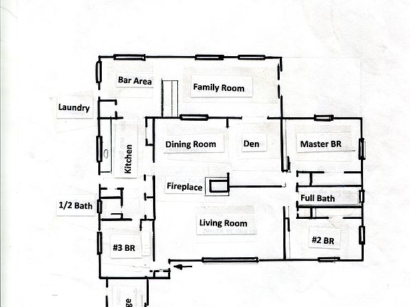 Floor Plan (not drawn to scale, approx.)
