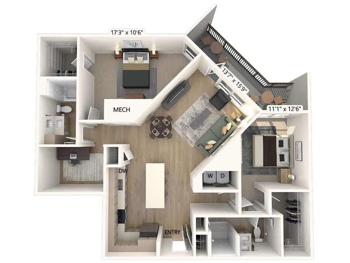 Floor plan B9-1365