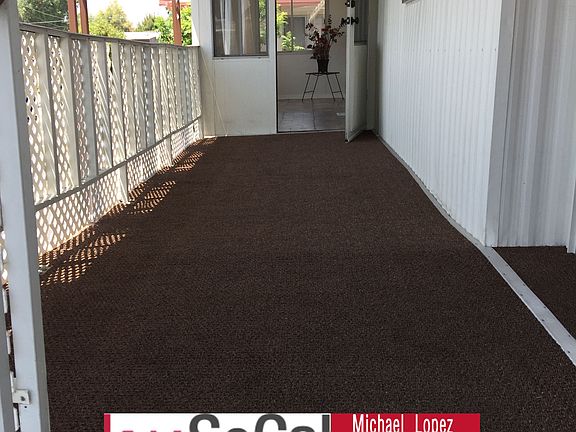 Front porch 1; new carpet