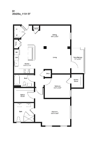 Floor plan B1