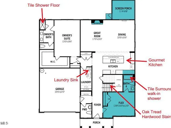 6741 Winter Garden Way, Holly Springs, NC 27540