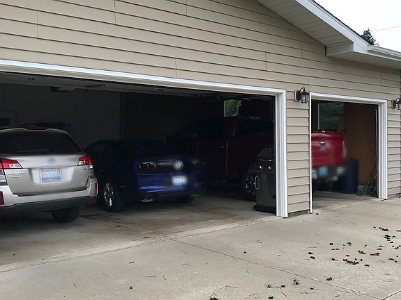 Park three vehicles easily.