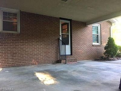 Carport entrance