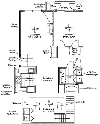 Floor plan The Ashley