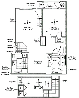 Floor plan The Ashley