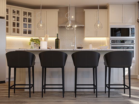 Kitchen with breakfast bar
