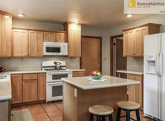 Updated, open kitchen.