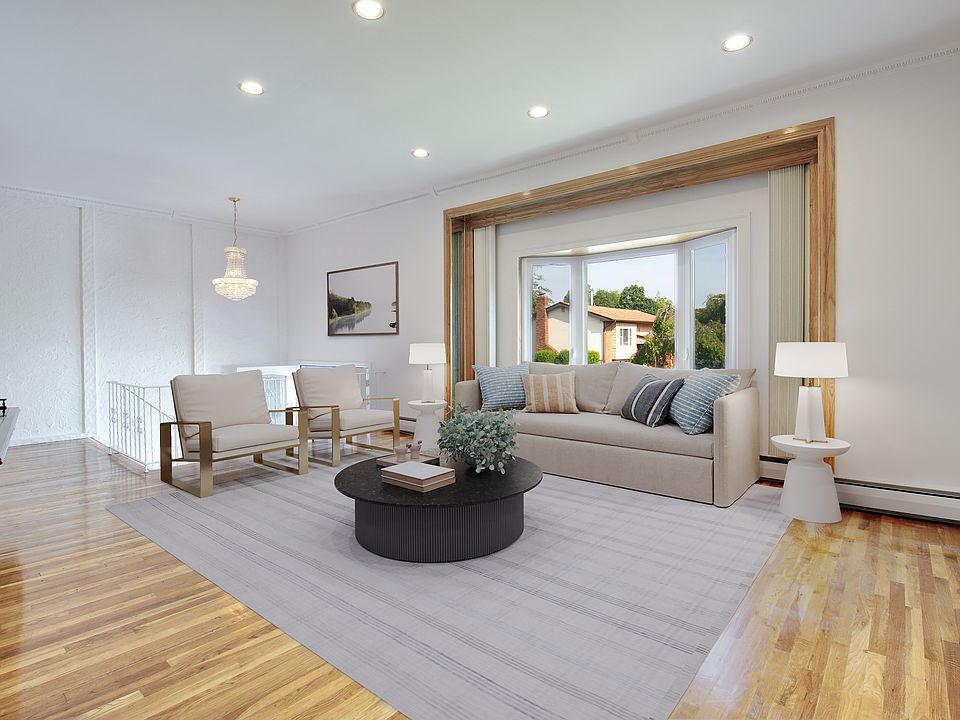 Virtually staged Living Room