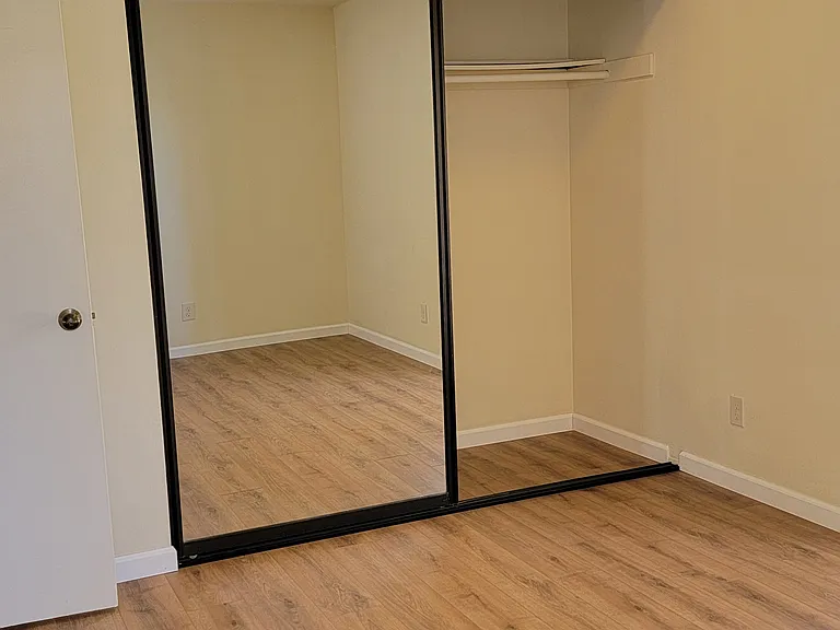 Unit F 2nd bedroom closet area