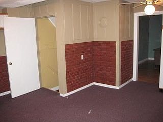 Room for a dinette.  Doorway to basement...