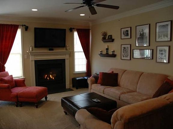 Family Room & Fire place