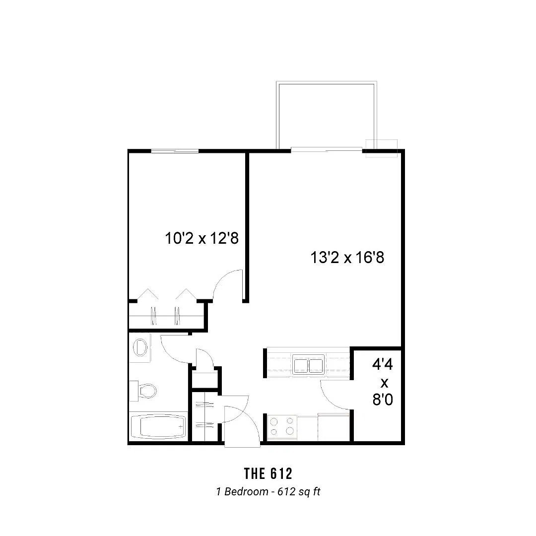 Floor plan 1602-1 Bedroom v2