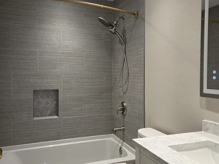 Remodeled guest bath