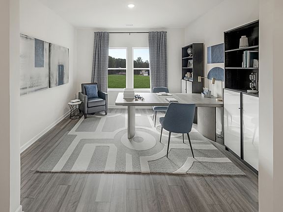 The Taylorsville floorplan as a modeled at Umstead Grove in Durham, NC.