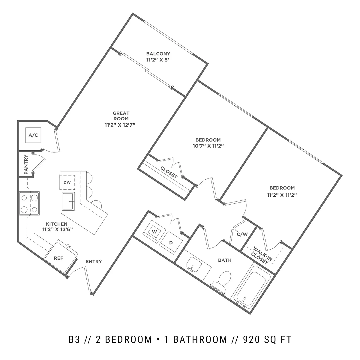 Floor plan B3