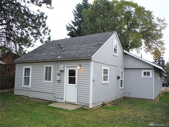 Back of home has a fenced yard, (just needs a gate to be completely fenced).