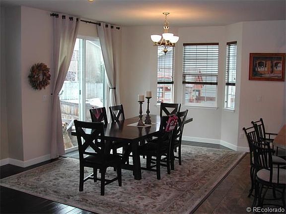 Dining room to walk out patio