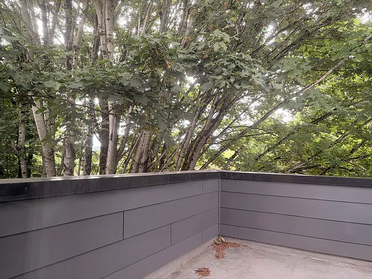 Private terrace off the primary bedroom