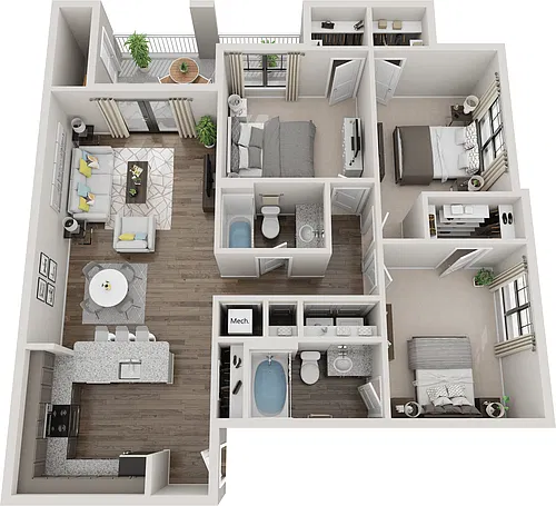 Floor plan C2B