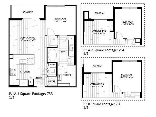 Floor plan 1B