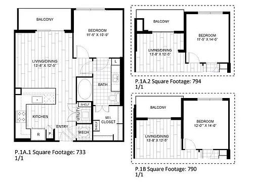 Floor plan 1B