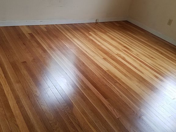 1st flr hardwood refinished.