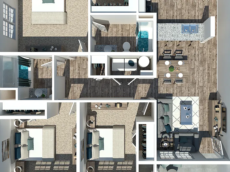 Three Bedroom Two Bathroom Three Bedroom Two Bathroom