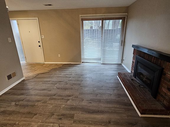 Looking towards the front from the stairs.