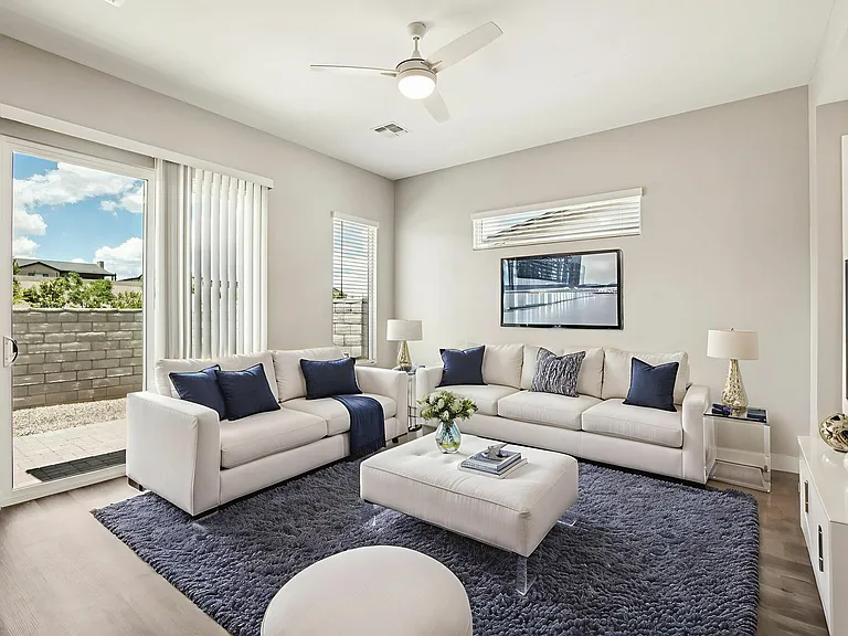 Two Bedroom Living Room 2A | Apartments Prescott Valley, AZ | The Flats at Jasper