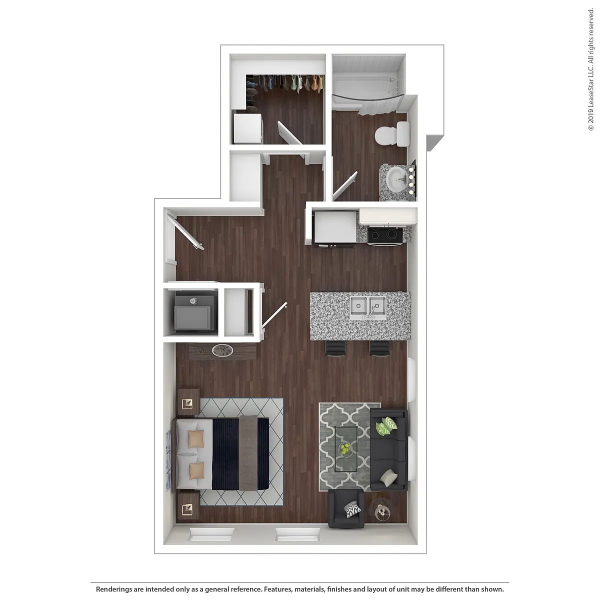 Floor plan Courier