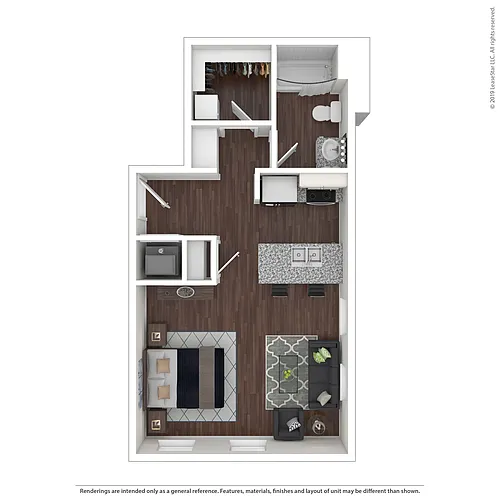 Floor plan Courier