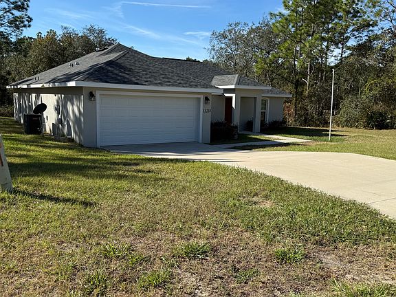 Garage view to your new home.