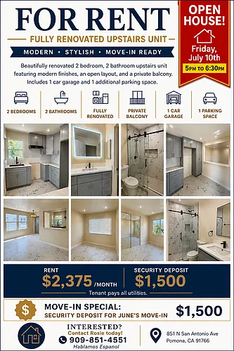 851 N San Antonio Ave #D Photo 1 851 N San Antonio Ave #D Photo 1