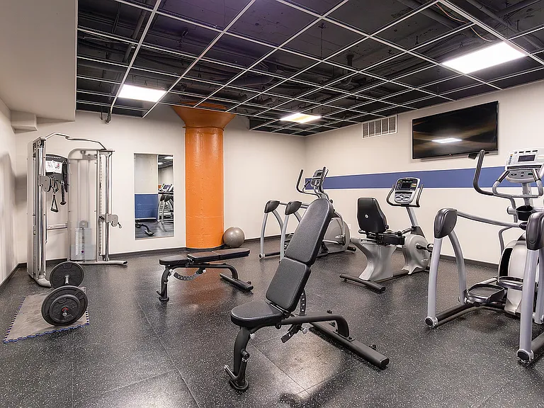 Sleek Fitness Facility