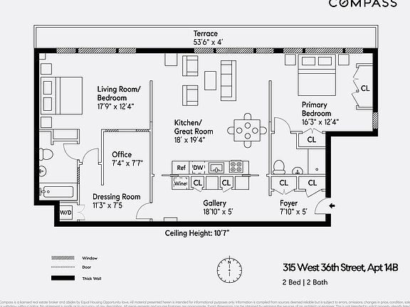 3rd image of 315 W 36th St APT 14B