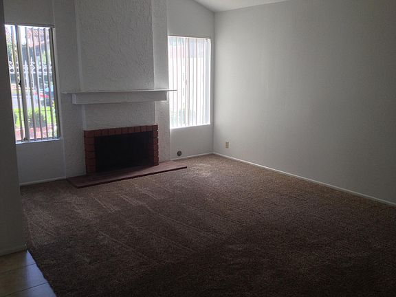 Living Room Fireplace no use