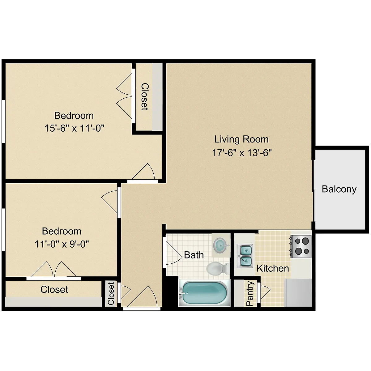 Floor plan The Cedar