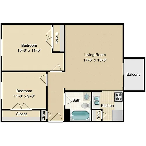 Floor plan The Cedar