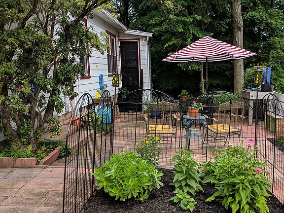 Patio off door to kitchen