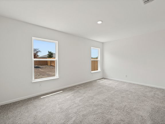 The spacious master retreat