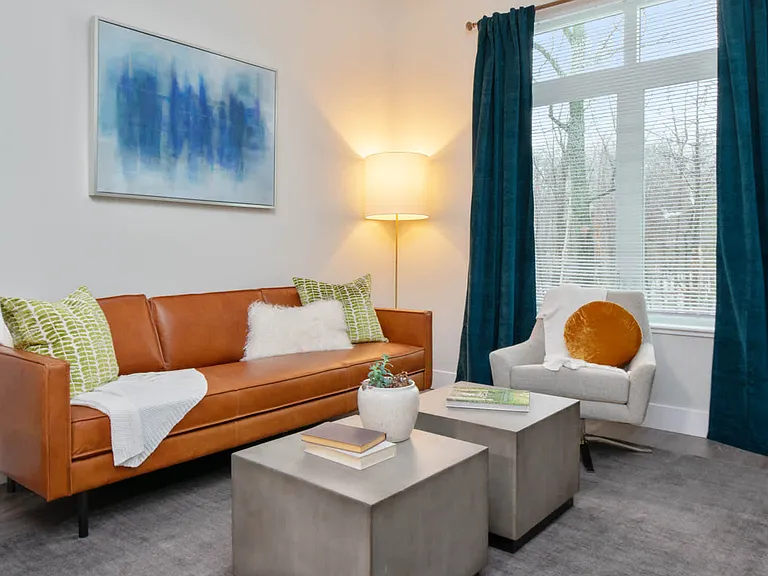 Living Room with Hard Surface Flooring
