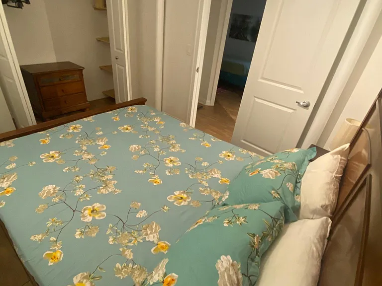 Master bedroom and closet