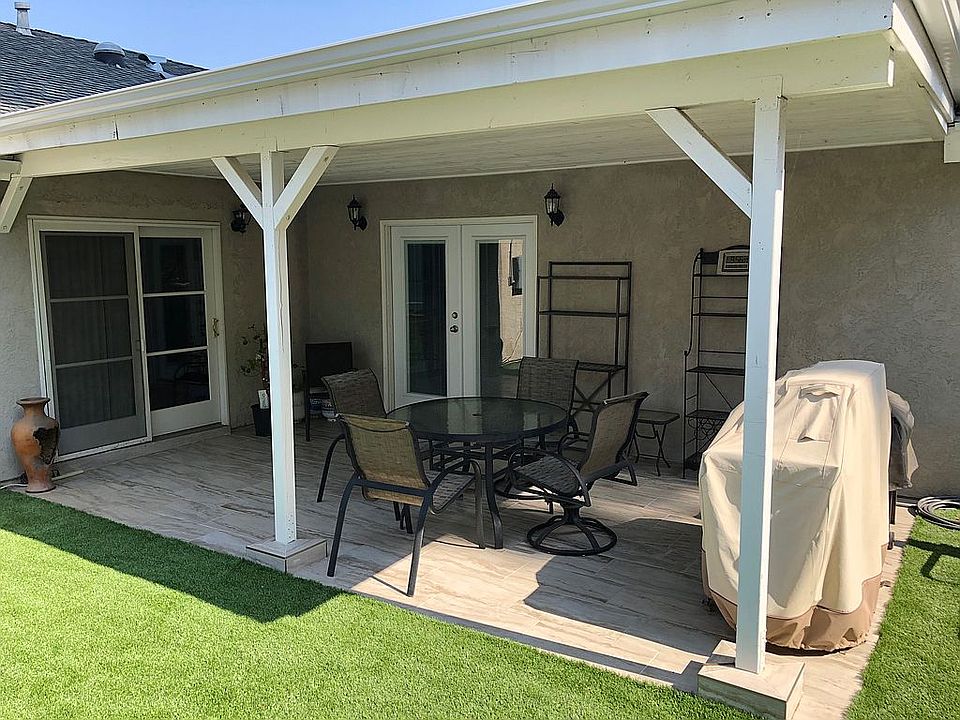 Covered Titled Patio