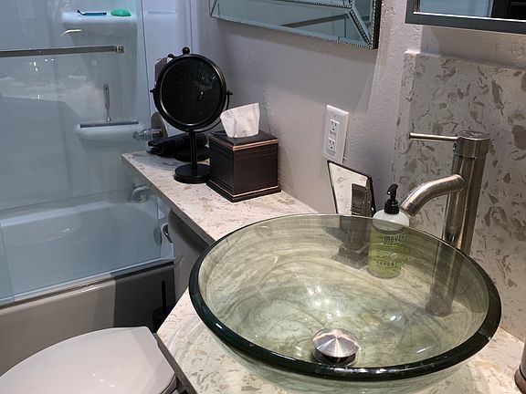 Master bath with quartz