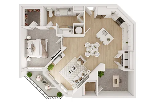 Floor plan A8D