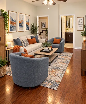 Living room, photo 2