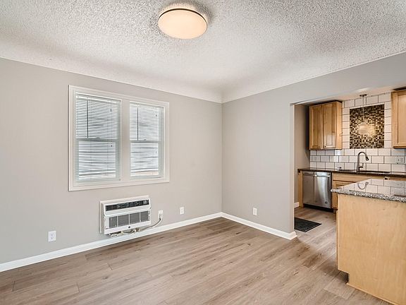 Dining/kitchen. A/C unit.