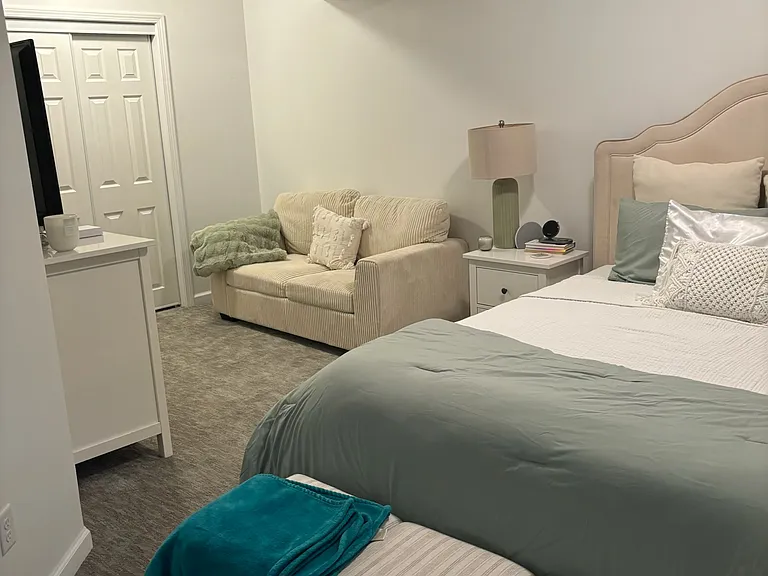 Basement bedroom suite